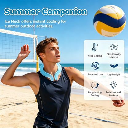 🌞2026 Summer Must-Have Gadget🌊PCM Neck Cooling Tube – Wearable Ice Ring for Hot Flashes, Sports & Summer Heat🏄‍♀️-8HJ9
