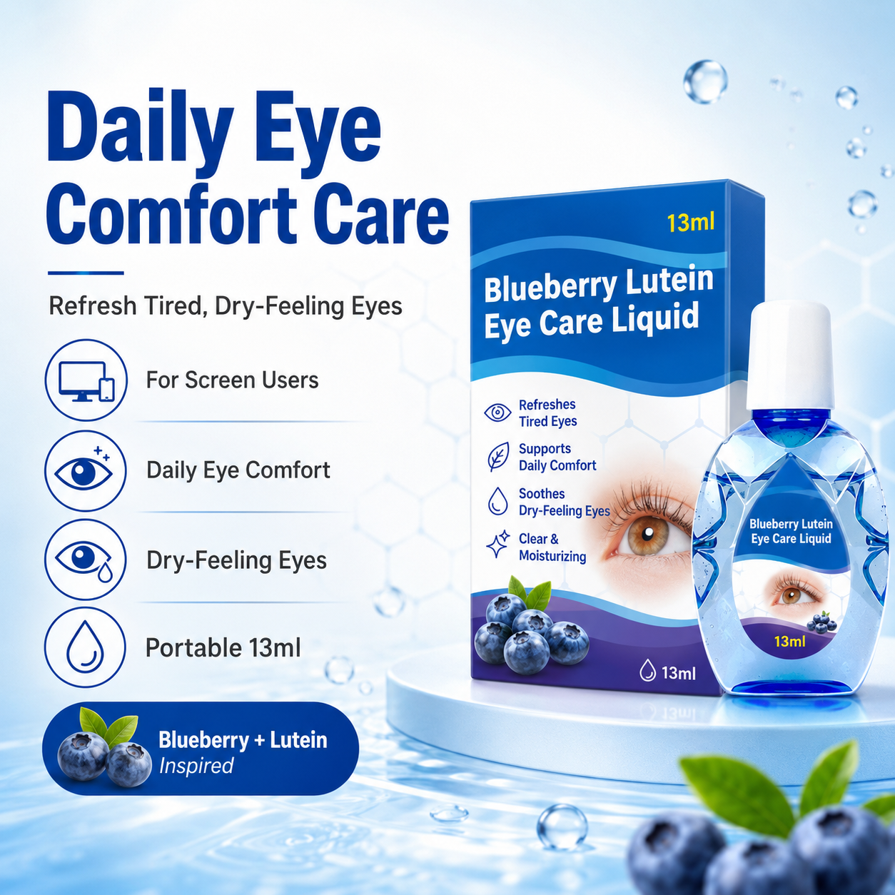 💧 Limited Time Offer 💧 Refresh Dry, Tired & Strained-Feeling Eyes | Daily Eye Comfort Liquid-8RH7