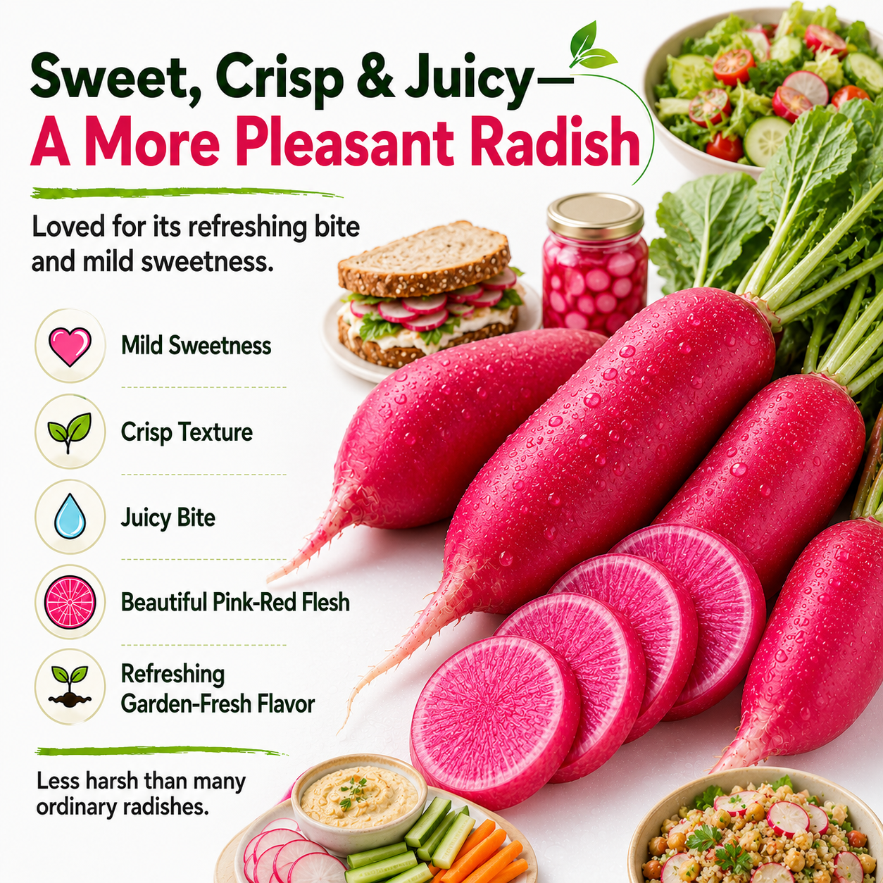 🔥 Limited Garden Season Offer 🔥 Easy-To-Grow Pineapple Fruit Radish Seeds With High-Yield Potential-8RH7