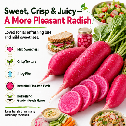 🔥 Limited Garden Season Offer 🔥 Easy-To-Grow Pineapple Fruit Radish Seeds With High-Yield Potential-8RH7