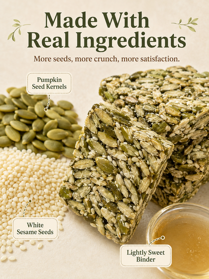 Pumpkin seed brittle – naturally strengthens the kidneys and protects the bladder from the inside out-Ray