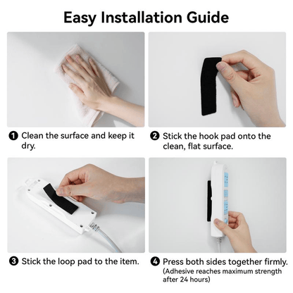 🔥 Up to 50% OFF 🛠️ Heavy-Duty Hook & Loop Adhesive Tape – Strong Double-Sided Sticky Mounting Strips-8YF7