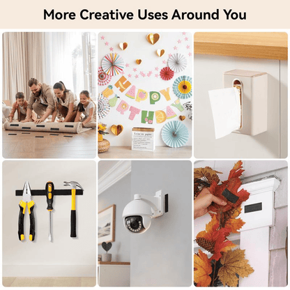 🔥 Up to 50% OFF 🛠️ Heavy-Duty Hook & Loop Adhesive Tape – Strong Double-Sided Sticky Mounting Strips-8YF7