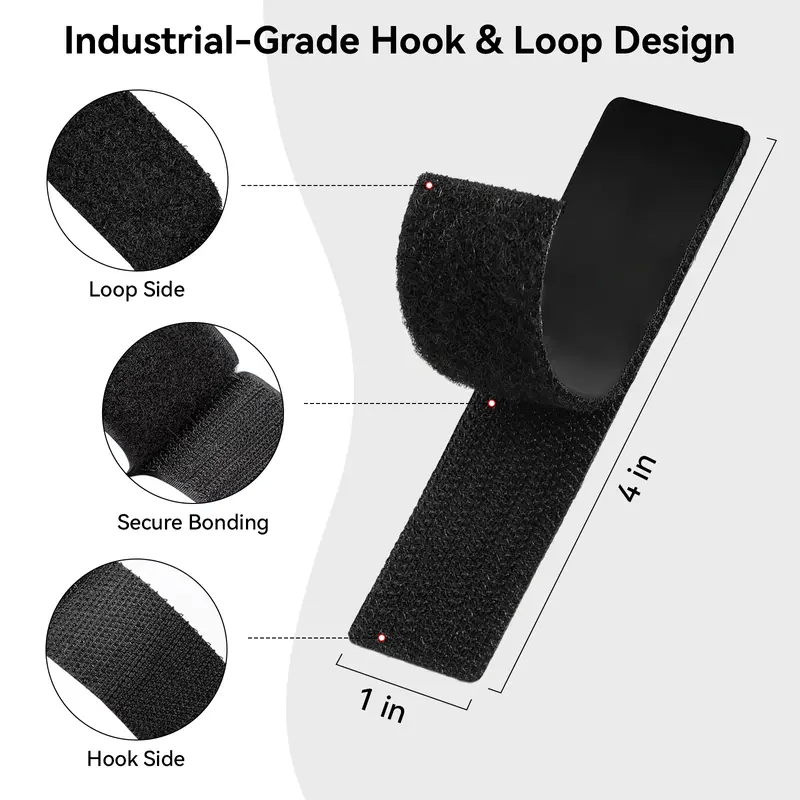 🔥 Up to 50% OFF 🛠️ Heavy-Duty Hook & Loop Adhesive Tape – Strong Double-Sided Sticky Mounting Strips-8YF7