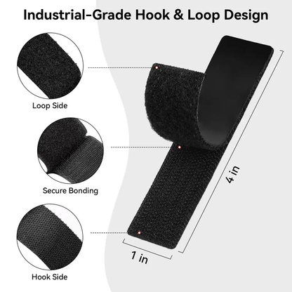 🔥 Up to 50% OFF 🛠️ Heavy-Duty Hook & Loop Adhesive Tape – Strong Double-Sided Sticky Mounting Strips-8YF7