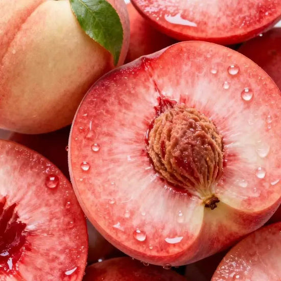 🔥 65K+ SOLD! 🍑 Heirloom "Honey Red" Dwarf Peach Tree Live Seeds -8CR5