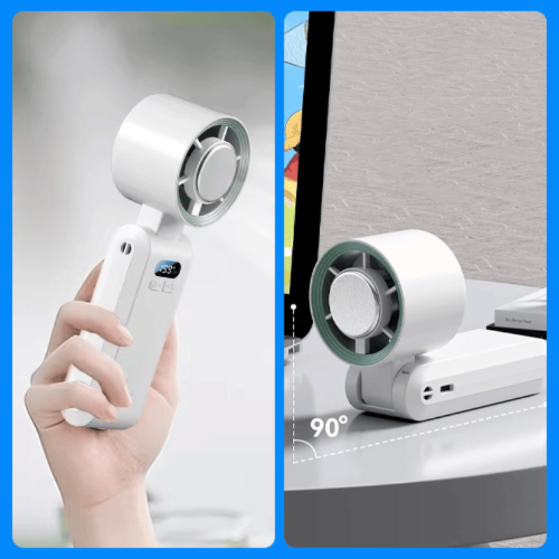 ❄️ Up to 50% OFF 🌬️ Handheld Semiconductor Cooling Fan – Portable Ice-Cold Rechargeable Mini Fan-8YF7
