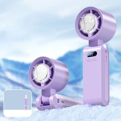 ❄️ Up to 50% OFF 🌬️ Handheld Semiconductor Cooling Fan – Portable Ice-Cold Rechargeable Mini Fan-8YF7