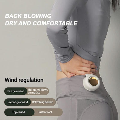 🥶 Little Whirlwind Clip Waist & Neck Fan ✨ – Hands-Free Portable Cooling Fan with Powerful Airflow-8CR5