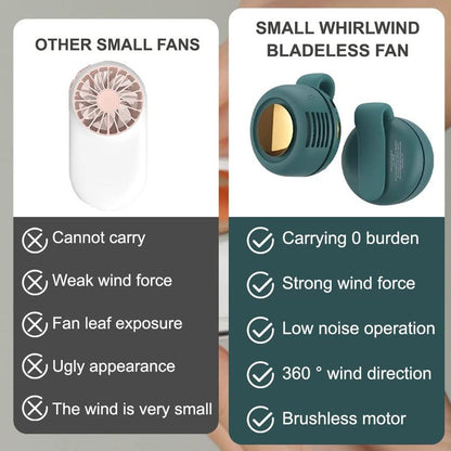 🥶 Little Whirlwind Clip Waist & Neck Fan ✨ – Hands-Free Portable Cooling Fan with Powerful Airflow-8CR5