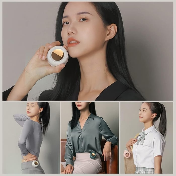 🥶 Little Whirlwind Clip Waist & Neck Fan ✨ – Hands-Free Portable Cooling Fan with Powerful Airflow-8CR5