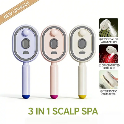 🔥Last chance to grab it for 50% off🔥Electric Spray Air Cushion Massage Comb 🥇 – Relaxing Scalp Massage & Frizz-Free Hair Care-8CR5
