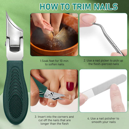 🔥 SELLING FAST 50% OFF ✂️ Eagle Beak Nail Clippers – Precision Trimming for Thick & Ingrown Nails-8YF7