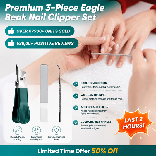🔥 SELLING FAST 50% OFF ✂️ Eagle Beak Nail Clippers – Precision Trimming for Thick & Ingrown Nails-8YF7
