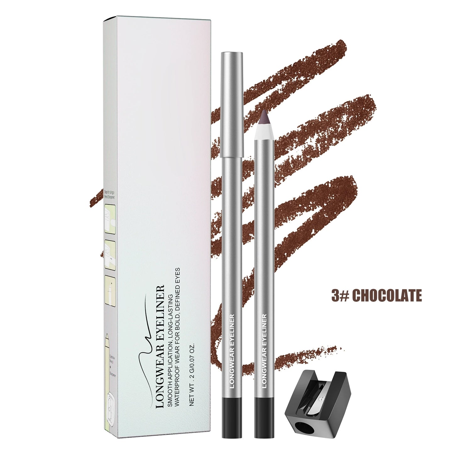 ✨⌚️24HR Waterproof Eyeliner Pencil💄– Smudge-Proof, Long-Lasting & Ultra-Smooth Precision Liner-8CR5