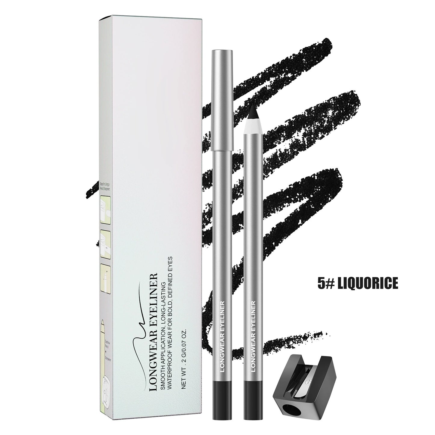 ✨⌚️24HR Waterproof Eyeliner Pencil💄– Smudge-Proof, Long-Lasting & Ultra-Smooth Precision Liner-8CR5