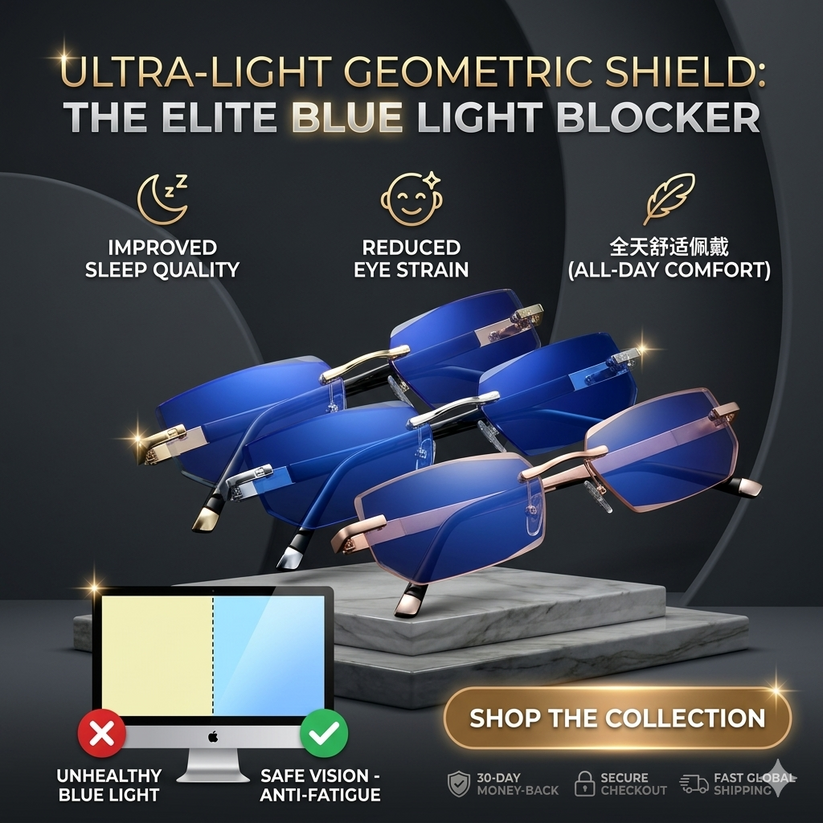 👓✨ Ultra-Lightweight Blue Light Blocking Glasses 🥇 – Reduce Eye Strain & Protect Your Vision All Day-8CR5
