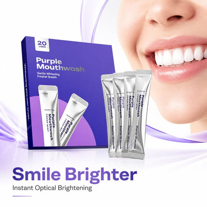 🦷Purple Mouthwash / Color Correcting Mouthwash StickWhiter Teeth in 30 Seconds. No Pain. Just Science-8CR5