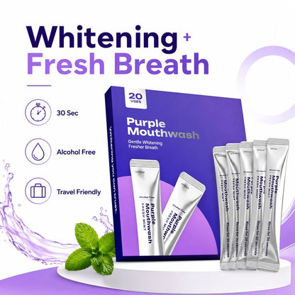 🦷Purple Mouthwash / Color Correcting Mouthwash StickWhiter Teeth in 30 Seconds. No Pain. Just Science-8CR5