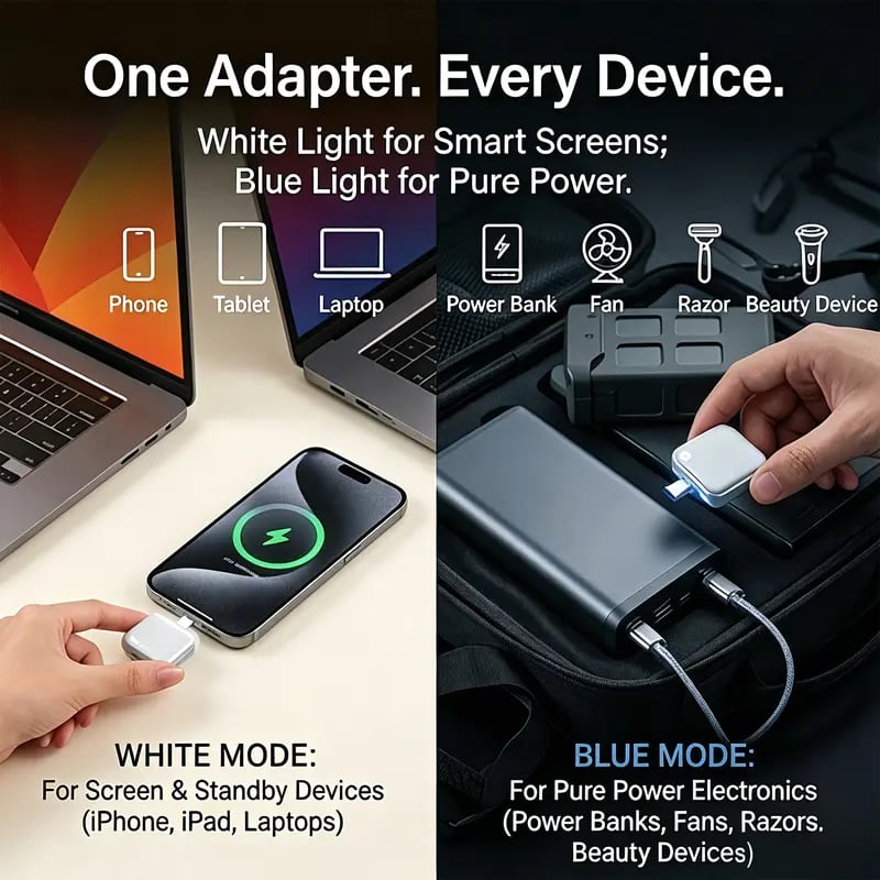 📱🔥140W Physical-Disconnect Battery Guard, auto&self eject charger,Smart Auto-Stop Charging Accessory for Mobile Smartphones & Handheld Devices-8CR5