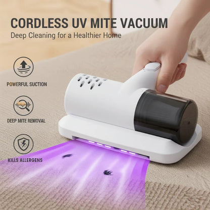🔥 50% OFF Today Only 🛏️✨ Multifunctional Wireless UV Bed Vacuum Cleaner 🥇 – Deep Clean Dust, Mites & Allergens for a Healthier Home-8CR5