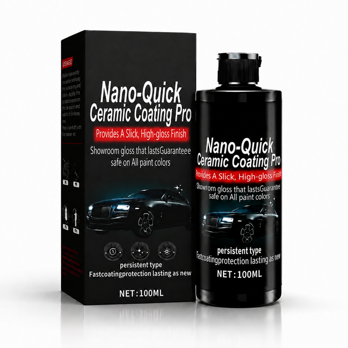 🚗✨ Nano Ceramic Coating Agent 🥇 – High-Gloss Hydrophobic Protection for a Mirror-Like Car Shine-8CR5