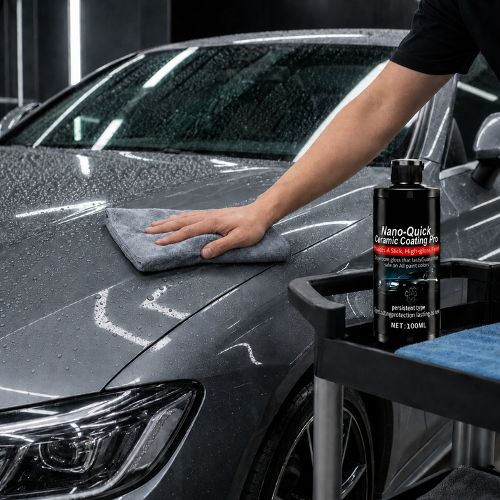 🚗✨ Nano Ceramic Coating Agent 🥇 – High-Gloss Hydrophobic Protection for a Mirror-Like Car Shine-8CR5