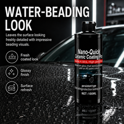 🚗✨ Nano Ceramic Coating Agent 🥇 – High-Gloss Hydrophobic Protection for a Mirror-Like Car Shine-8CR5