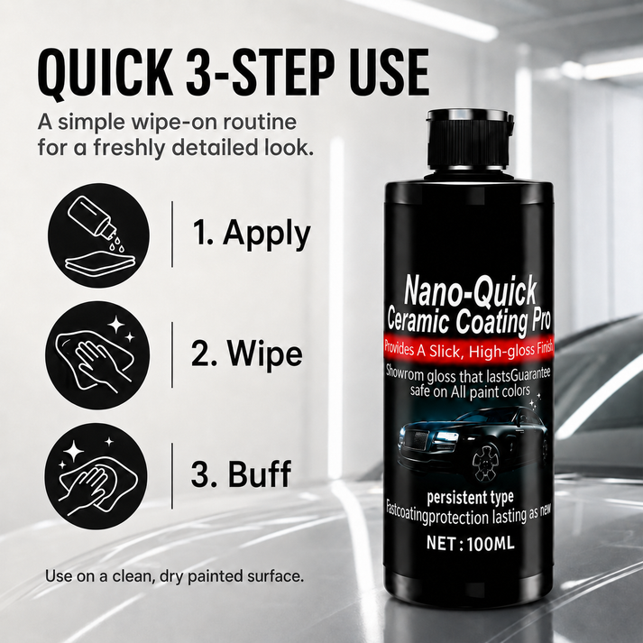 🚗✨ Nano Ceramic Coating Agent 🥇 – High-Gloss Hydrophobic Protection for a Mirror-Like Car Shine-8CR5