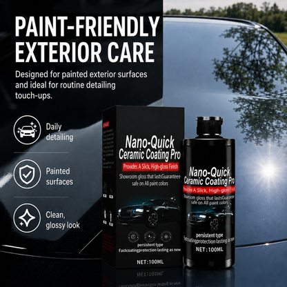 🚗✨ Nano Ceramic Coating Agent 🥇 – High-Gloss Hydrophobic Protection for a Mirror-Like Car Shine-8CR5