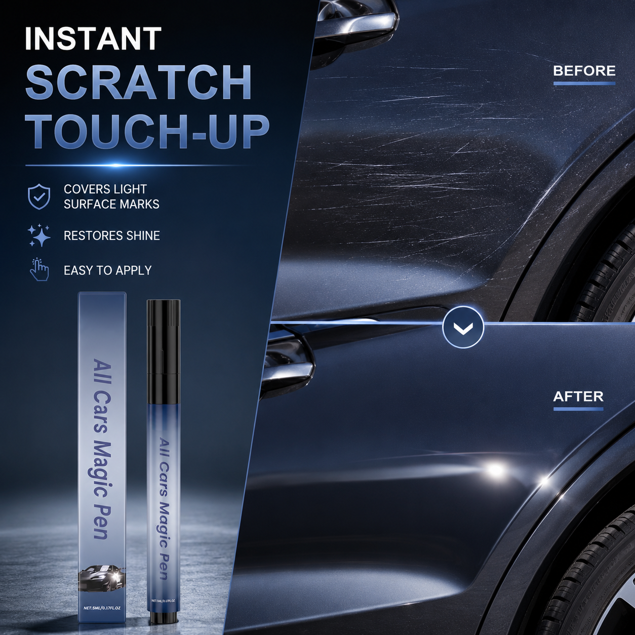 🔥🚗✨ Magic Car Scratch Removal Pen – Instant Paint Repair & Shine 🛠️🍂-8CR5