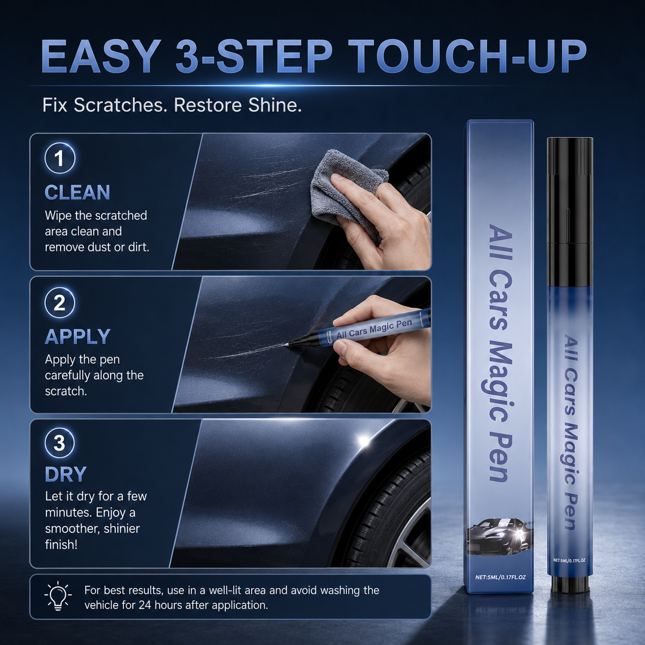 🔥🚗✨ Magic Car Scratch Removal Pen – Instant Paint Repair & Shine 🛠️🍂-8CR5