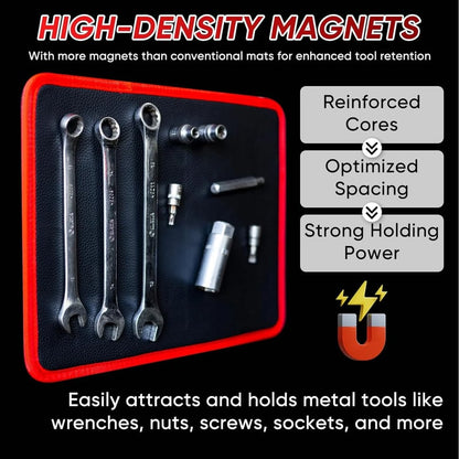 🔥 HOT SALE 50% OFF 🧲 Flexible Magnetic Tool Mat – Keep Screws, Nuts & Tools Exactly Where You Need Them-8YF7