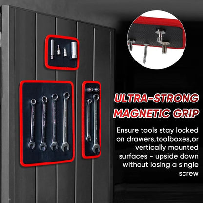 🔥 HOT SALE 50% OFF 🧲 Flexible Magnetic Tool Mat – Keep Screws, Nuts & Tools Exactly Where You Need Them-8YF7