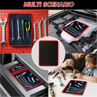 🔥 HOT SALE 50% OFF 🧲 Flexible Magnetic Tool Mat – Keep Screws, Nuts & Tools Exactly Where You Need Them-8YF7