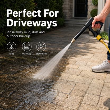 【⭐Newly Upgraded|30k+ sold🥇】Portable High Pressure Water Sprayer, Adjustable Garden Hose Nozzle Sprayer, Car Washing & Maintenance Tool, Pet Cleaning Tool -8SA8