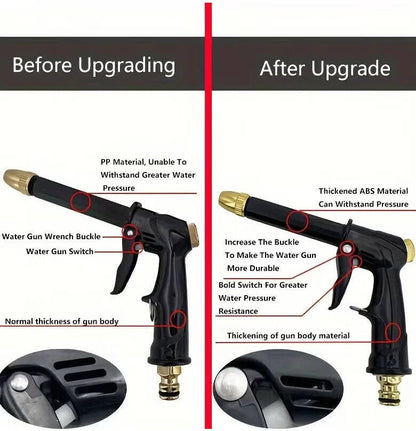 【⭐Newly Upgraded|30k+ sold🥇】Portable High Pressure Water Sprayer, Adjustable Garden Hose Nozzle Sprayer, Car Washing & Maintenance Tool, Pet Cleaning Tool -8SA8