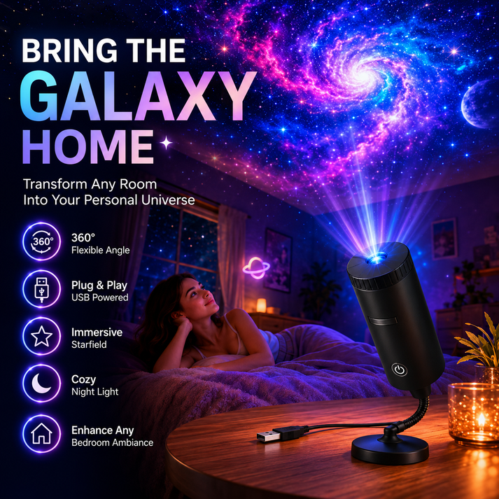 ✨ Plug-and-Play HD Star Projecto-8CR5
