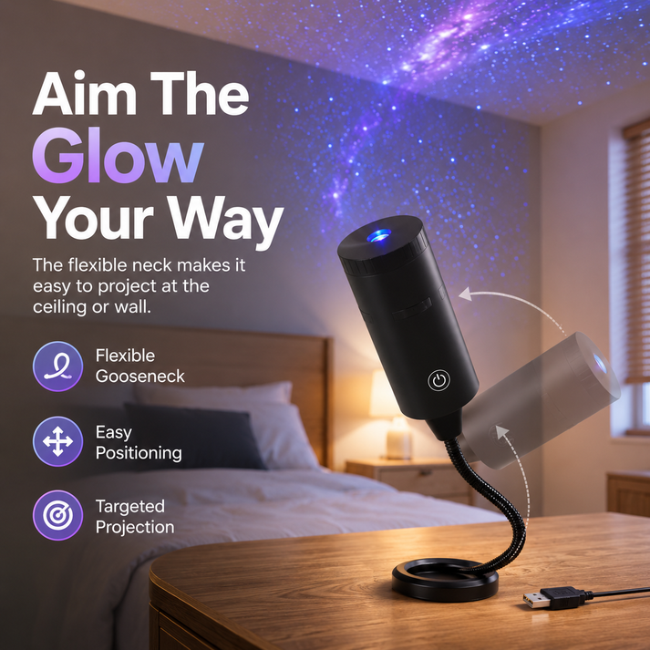 ✨ Plug-and-Play HD Star Projecto-8CR5