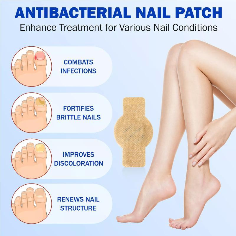 ✨LIMITED TIME 50% DISCOUNT✨ 21pcs Fungal Nail Care Patches Overnight Toenail Fungus Repair Strips for Damaged Discolored Nails-8YF7