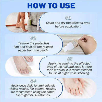 ✨LIMITED TIME 50% DISCOUNT✨ 21pcs Fungal Nail Care Patches Overnight Toenail Fungus Repair Strips for Damaged Discolored Nails-8YF7
