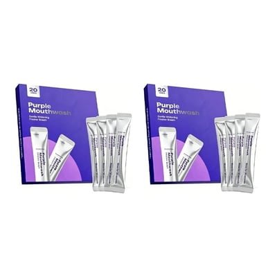 ✨ LIMITED TIME 50% OFF 😁Purple Whitening Mouthwash Sachets – Fresh Breath & Brighter Smile in Just 30 Seconds-8YF7
