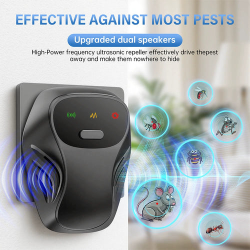 🔥 Limited Time 50% OFF | 🏡Ultrasonic Pest Repeller | Help Keep Mice, Roaches & Ants Away Without Chemicals-8CR5