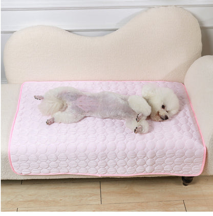 🐶🐈Pet Cooling Mat for Dogs & Cats🐶🐈| No Water No Electricity Self Cooling Pad, Non-Gel Toxic-Free Quick Dry Washable Cool Bed Prevents Pet Heatstroke for Hot Summer Days🥵-8HJ9