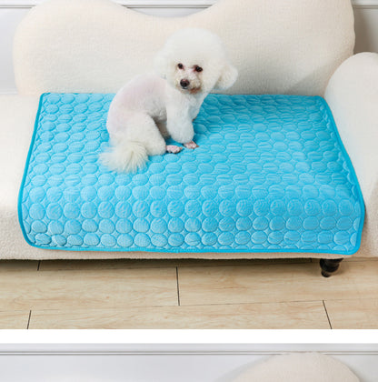 🐶🐈Pet Cooling Mat for Dogs & Cats🐶🐈| No Water No Electricity Self Cooling Pad, Non-Gel Toxic-Free Quick Dry Washable Cool Bed Prevents Pet Heatstroke for Hot Summer Days🥵-8HJ9