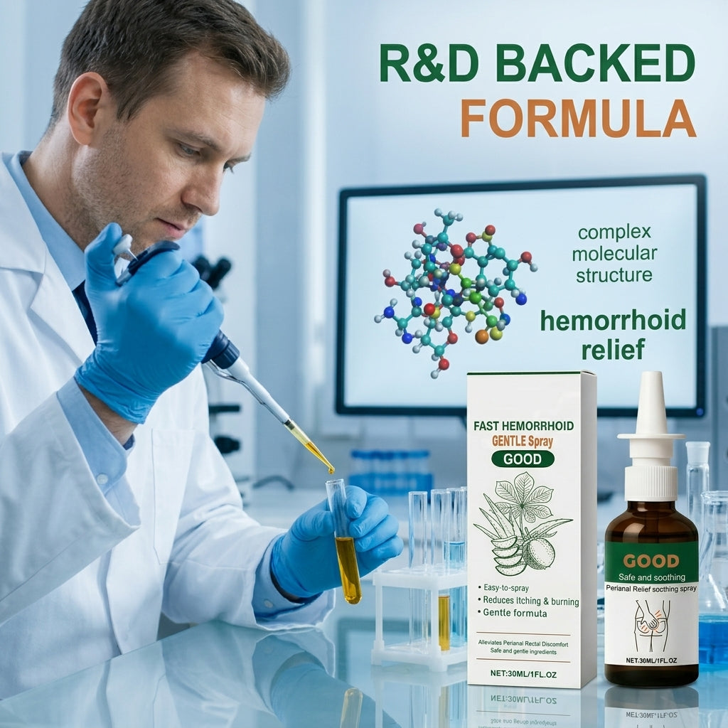 🔥50% OFF LIMITED TIME🩸Instant Hemorrhoid Relief Spray | Eliminate Itching, Burning & Painful Irritation Fast-8YF7