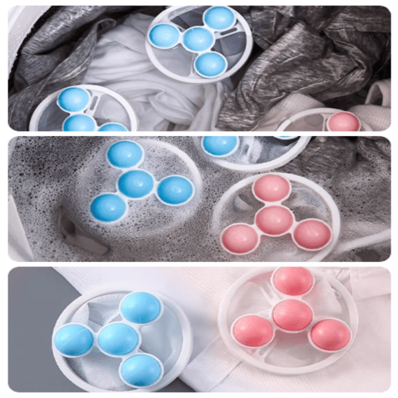 🧺 Up to 50% OFF ✨ Washing Machine Hair Catcher Filter – Floating Lint & Pet Hair Removal Laundry Ball-8YF7