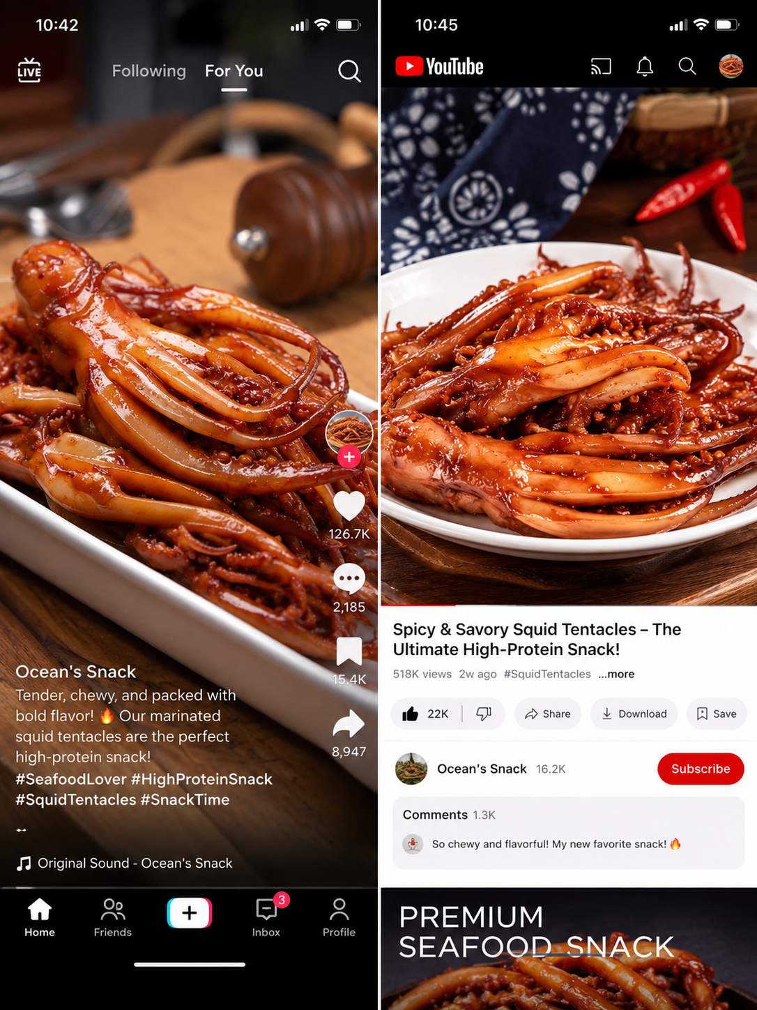 🦑BBQ Roasted Whole Squid Snack – Ready to Eat, Individually Wrapped-Ray