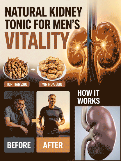 👨Men’s Daily Vitality Herbal Blend – Natural Plant-Based Wellness Support-Sam