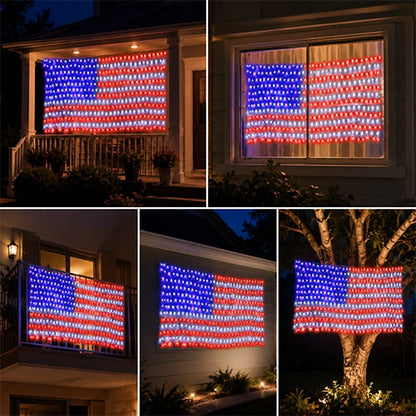 🔥LIMITED 50% OFF Today | 420 LED Flag String Lights – Turn Any Porch Or Party Space Into A Glowing Celebration Spot-8YF7
